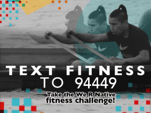 Text FITNESS to 94449